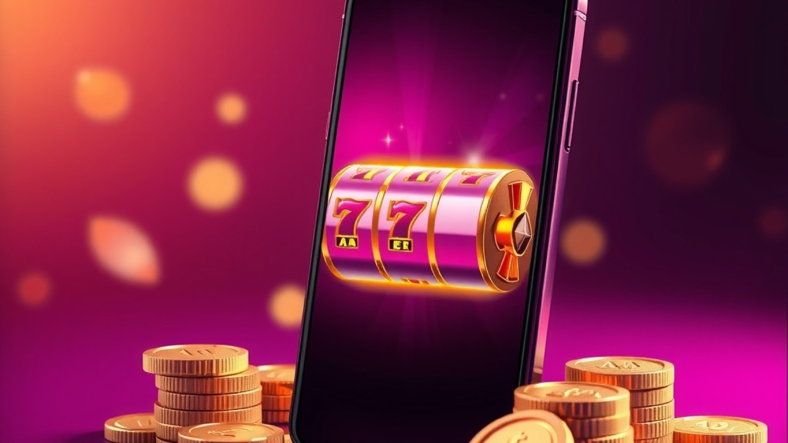 Diwa Spin diwa spin app download for android users in india: installation and setup artwork showing a modern smartphone standing upright with a glowing slot reel on its screen