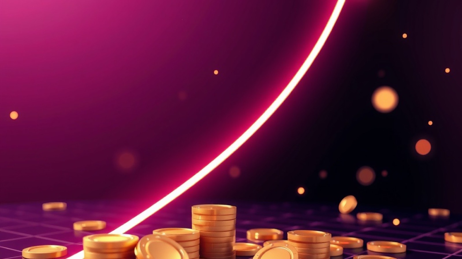 Diwa Spin diwa spin crash games: game rules and free play information artwork showing a rising neon curve climbing over a dark grid with gold coins scattered along its path