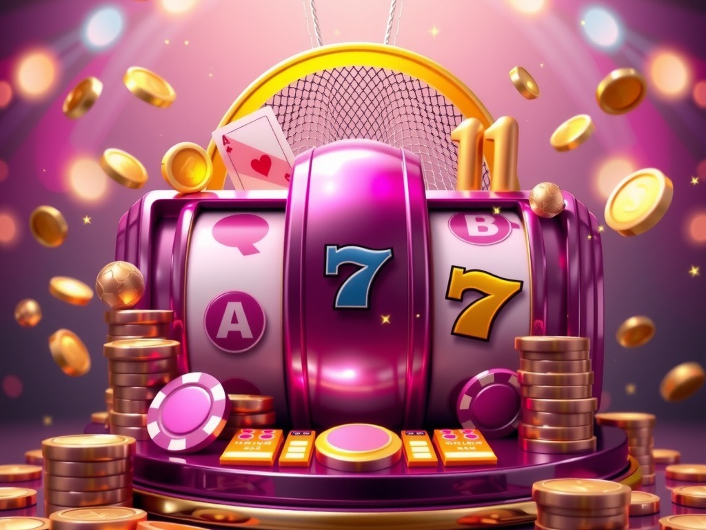 Slot reels, playing cards and a rising multiplier arc around a glowing Diwa Spin panel
