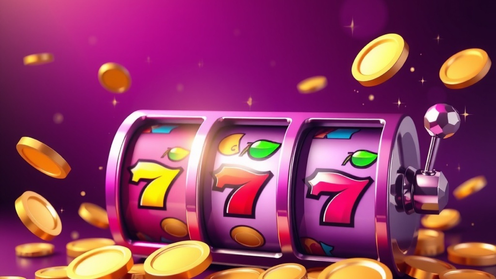 Diwa Spin diwa spin slot games: play & win great rewards artwork showing three glossy slot reels spinning with fruit and gem symbols